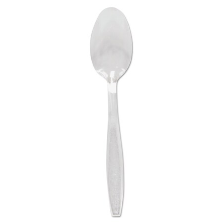 Solo Disposable Teaspoon, Clear, Heavy Weight, Heavy Weight GDC7TS-0090
